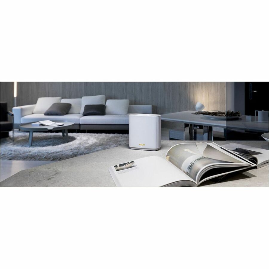 Asus ZenWiFi ET8 (W-3-PK) Wi-Fi 6E IEEE 802.11 a/b/g/n/ac/ax Ethernet Wireless Router Asus ZenWiFi ET8 (W-3-PK) Wi-Fi 6E IEEE 802.11 a/b/g/n/ac/ax Ethernet Wireless Router